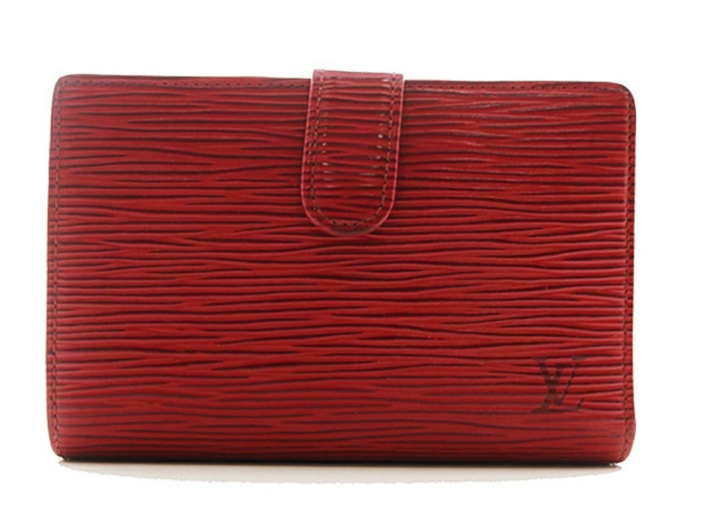 LOUIS VUITTON Portefeuille Viennois Epi Castilian Red